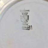 Vintage serving dish Digoin Sarreguemines model Épernay