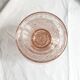 Bubbled glass candle holder signed biot