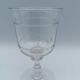 Ensemble de 6 verres en cristal monogrammés