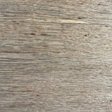 Massive oval monastery table made of bleached oak with turned legs