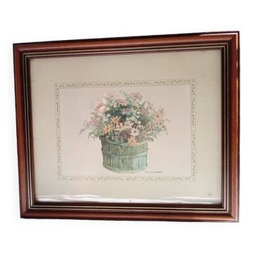Country bouquet painting