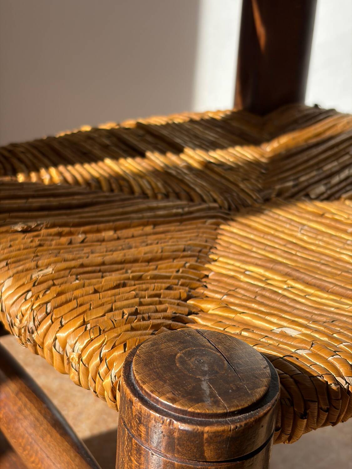 Low fireplace chair attributed to Charles Dudouyt.