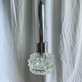 Suspension verre et chrome 70’s
