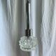 Suspension verre et chrome 70’s