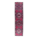 1970s Turkish Hand-Knotted Pink Runner Rug 83x347