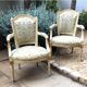 Very beautiful pair of Louis XVI period cabriolet armchairs