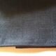 Small black grey linen tablecloth 74x103