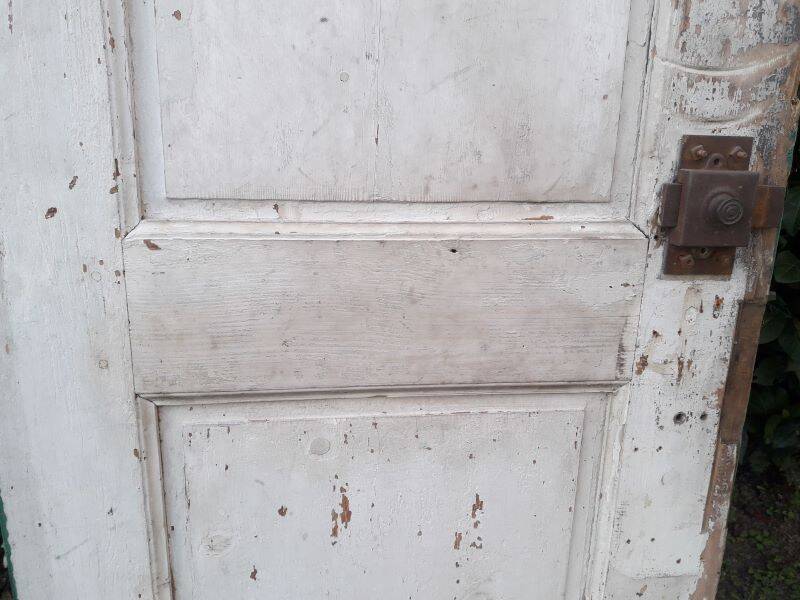 Door H186.5xW75cm with 18th century interior molding