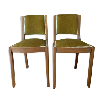 Lot two velvet chairs