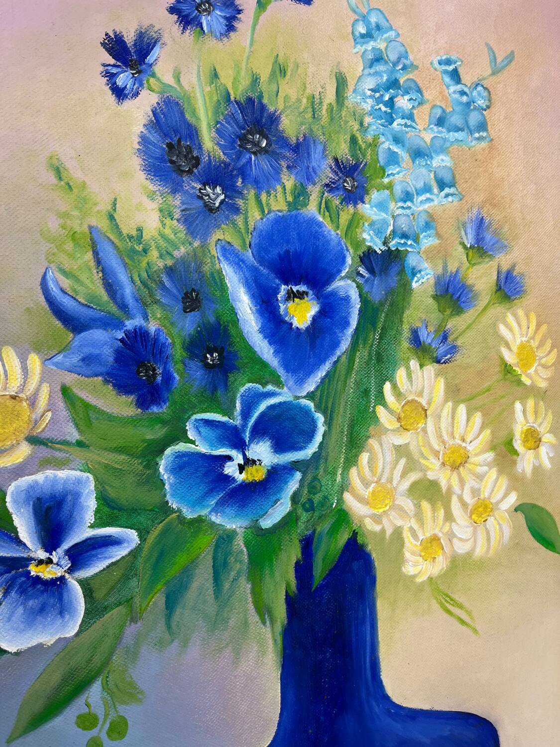 Painting "Blue Bouquet"