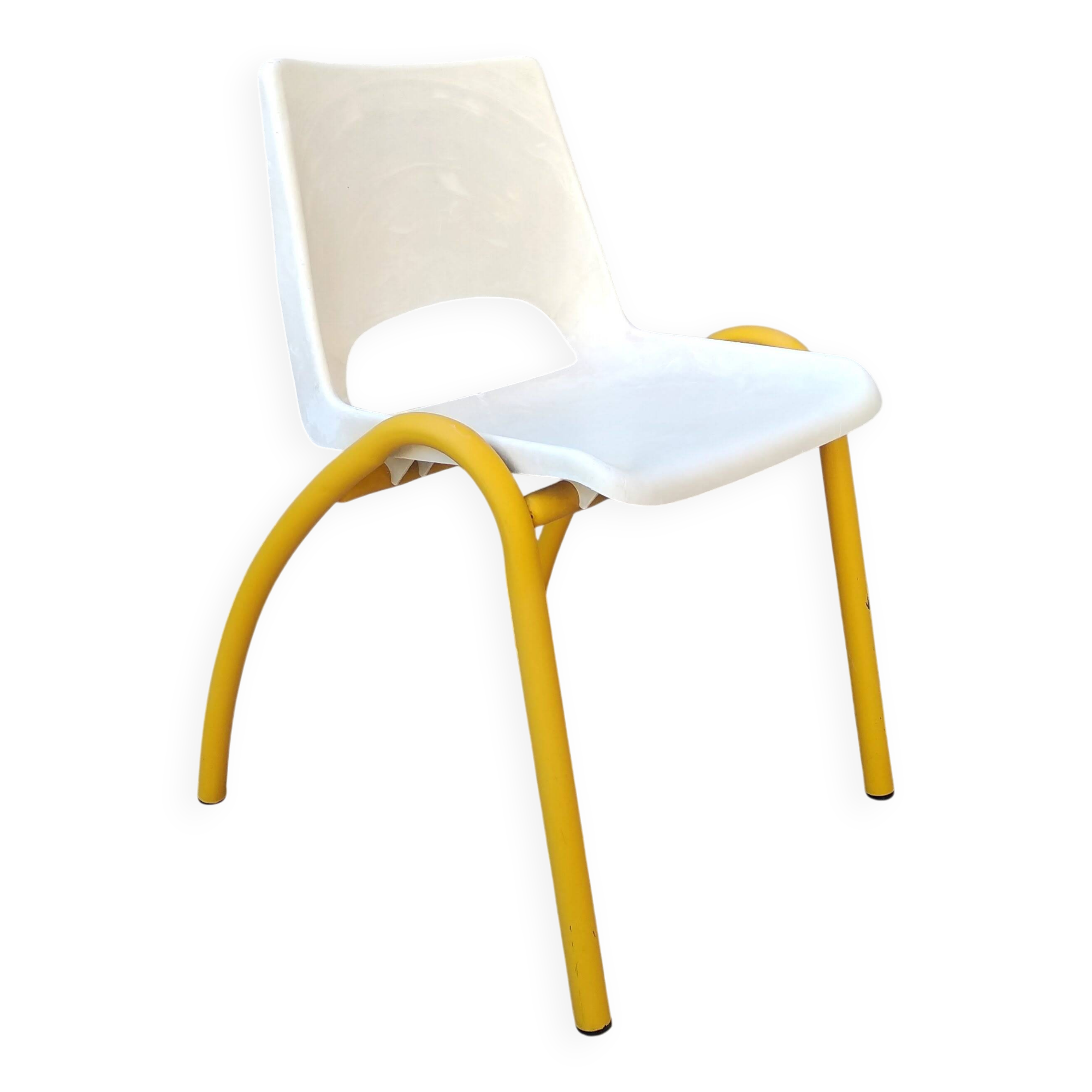 Chaise d'école vintage