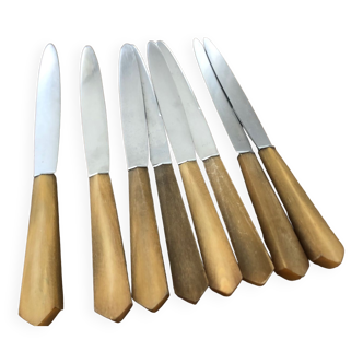 Horn handle knives