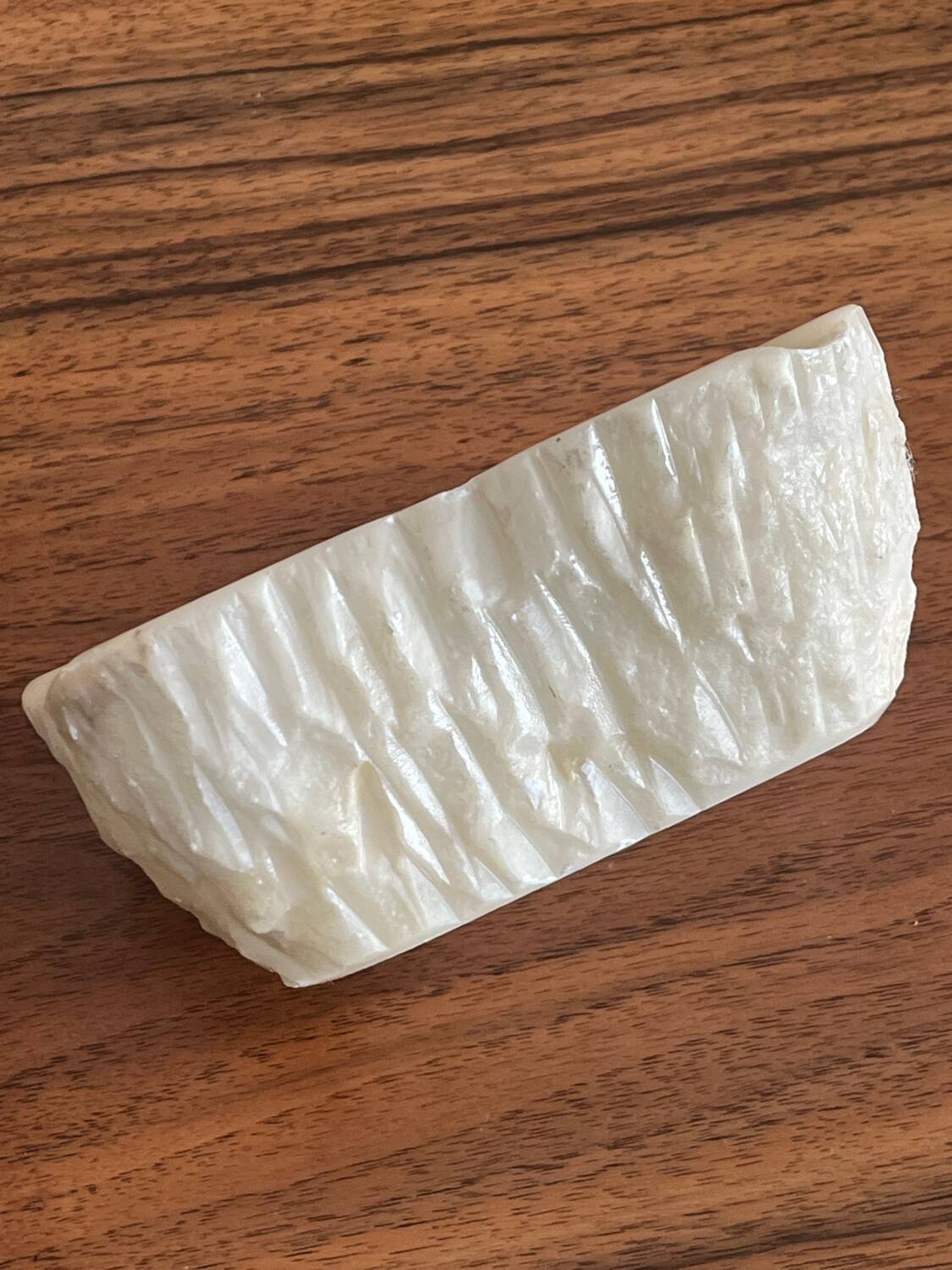 Vintage 1970s alabaster stone ashtray