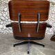 Fauteuil Lounge Herman Miller Charles & Ray Eames 1976 Palissandre Nv Cuir