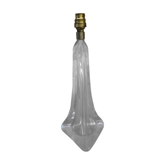 Pied de lampe en cristal