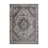 Tapis gris surteint fait à la main tapis de salon en laine orientale - 280x296cm