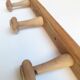 Coat rack 2m, 14 wooden wall hooks