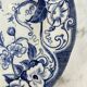 Terre de Fer Creil et Montereau Flora serving platter