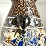 Polychrome sandstone vase from Biên Hoa - Vietnam