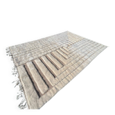 Tapis Beni Mrirt Marocain 400x300 cm – Laine naturelle – Design géométrique