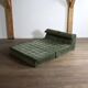 Le bambole bed in green velvet By Mario Bellini for B&B Italia, 1970s