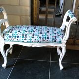 Bench with armrests or piano seat Louis XV style
