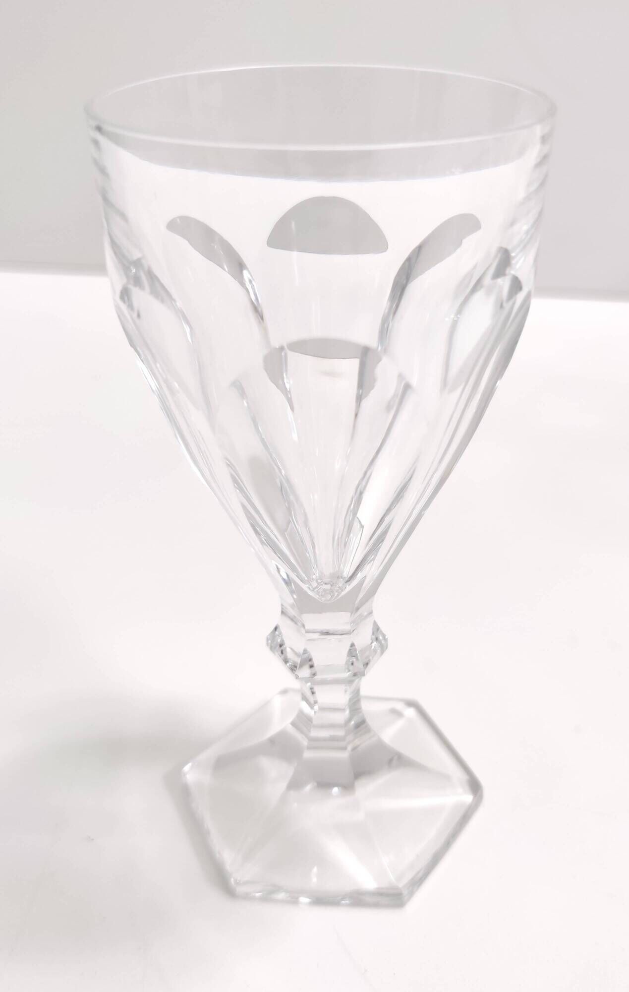 Set of Eighteen Solid Crystal Drinking Glasses by Kosta Boda, Sweden