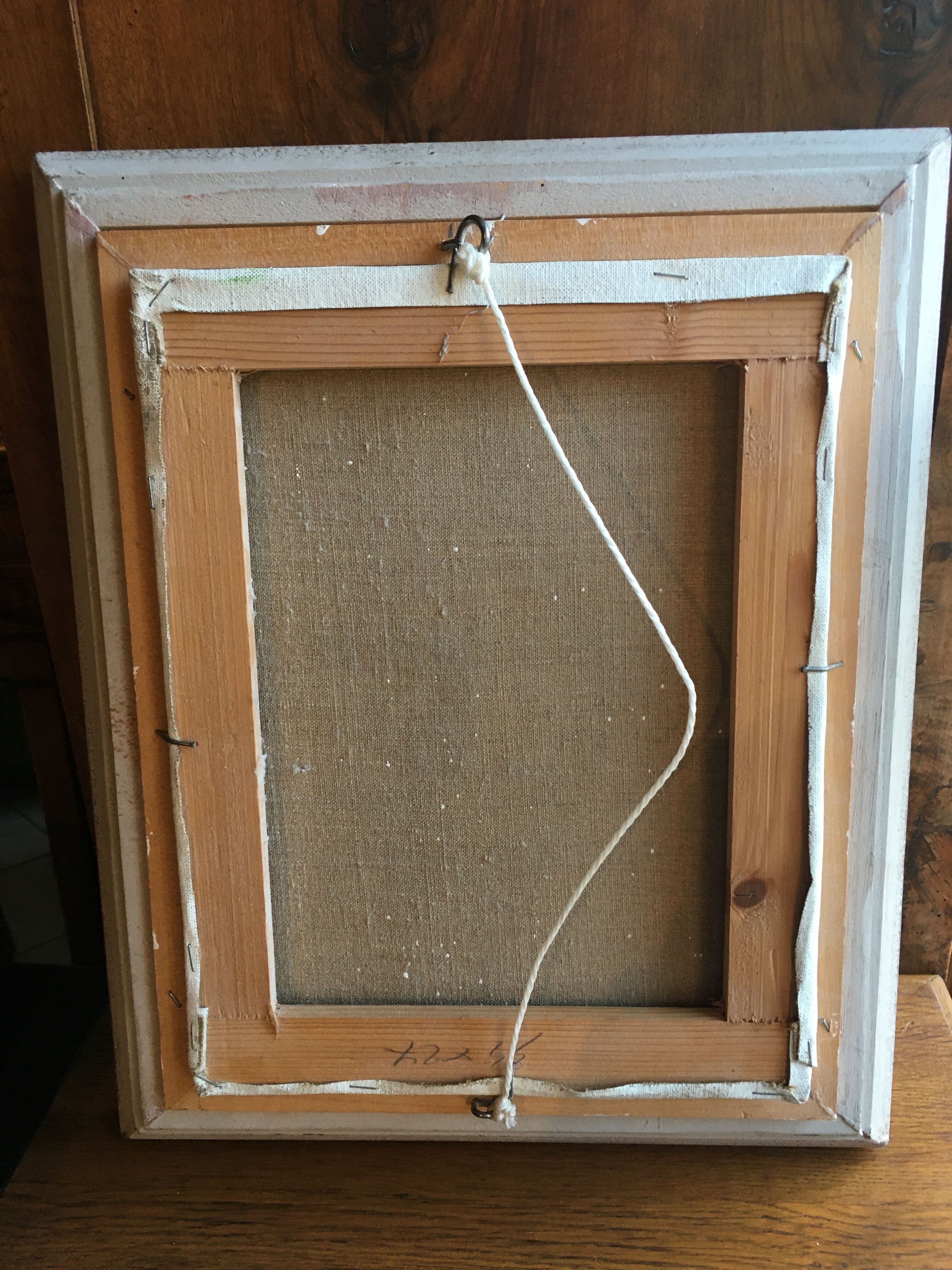 Painting bouquet of flowers by C Sargue