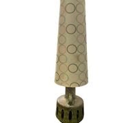 Lampe sur pied vintage en céramique avec base éclairée