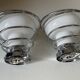 Pair of space age wall lights by Delmas from the 70s