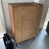 Vintage teak 'tallboy' chest of drawers