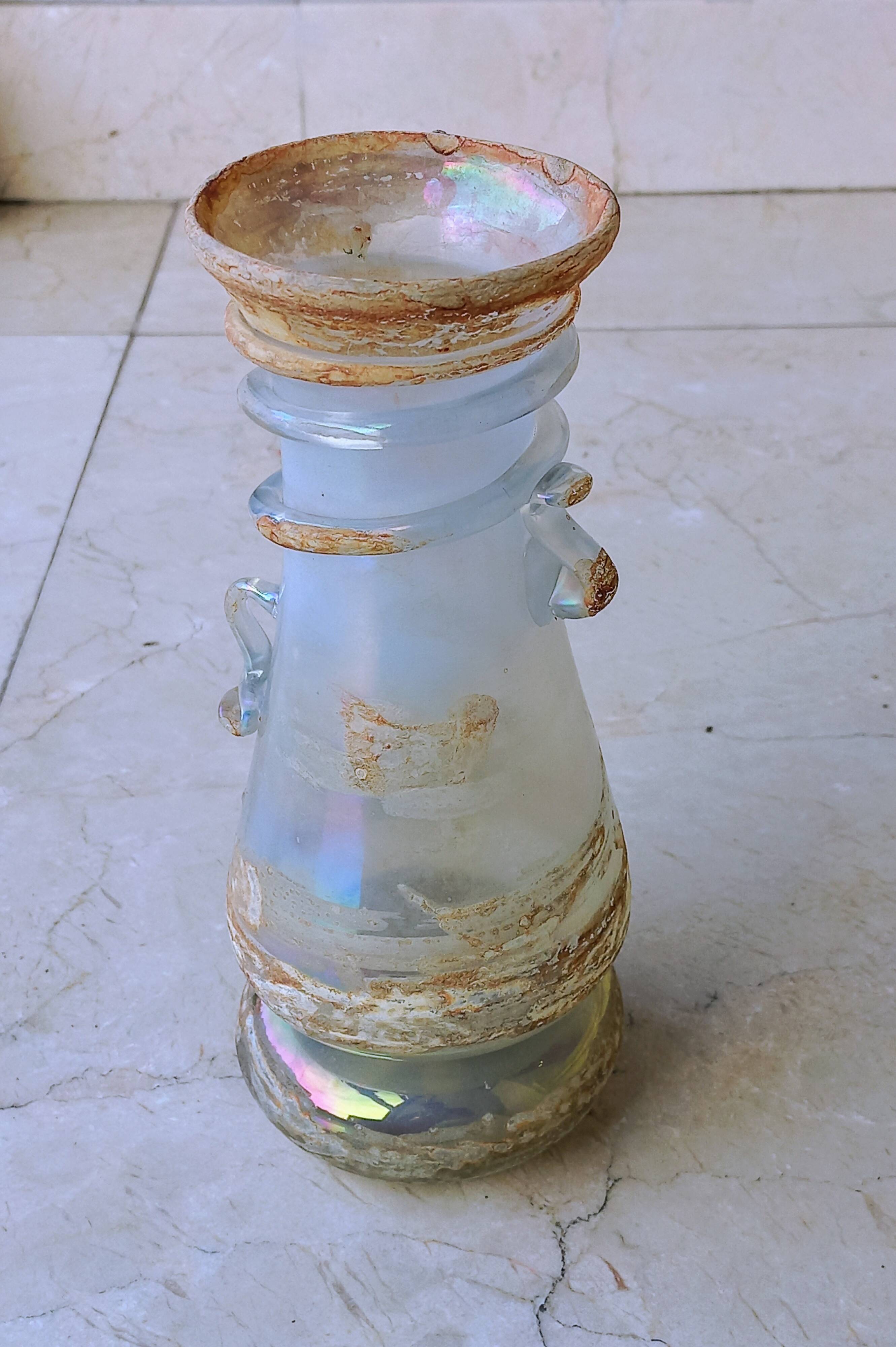 Scavo crystal italian vase