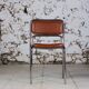 8 vintage tubular chrome and skai chairs, 1970