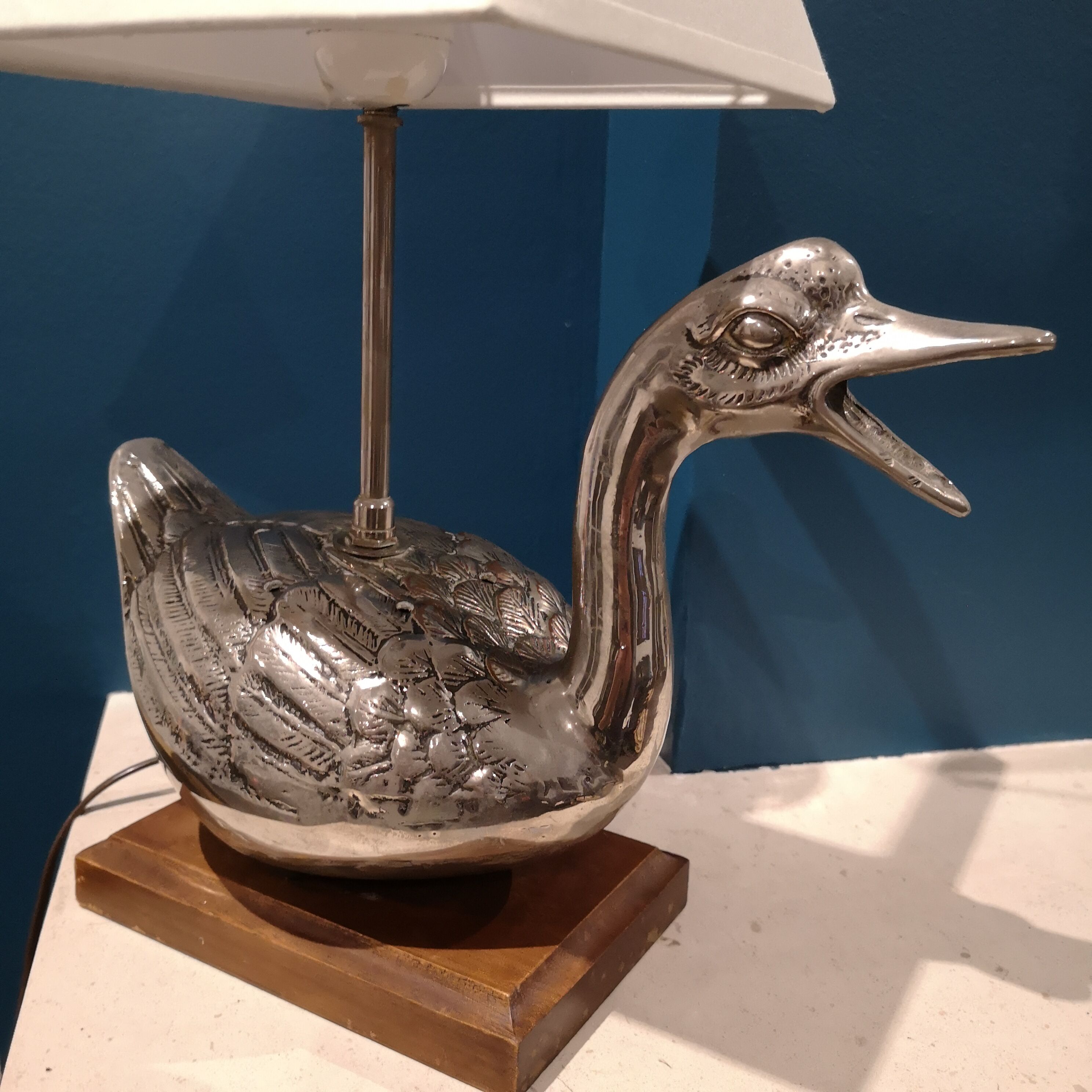 70s duck lamp