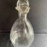 Carafe with cap - Guilloche crystal
