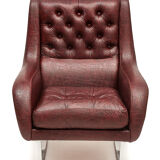 Pair of Varam armchairs with ottoman