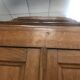 Armoire penderie vintage chêne massif 1950