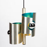 Suspension turquoise Space Age Spirelli