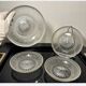 4 Baccarat plates in Greek key pattern 19th century