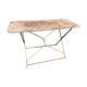 Rectangular folding garden table