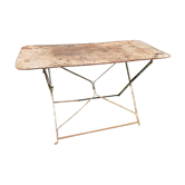 Rectangular folding garden table
