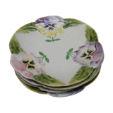 Plates made from Choisy le Roi slip