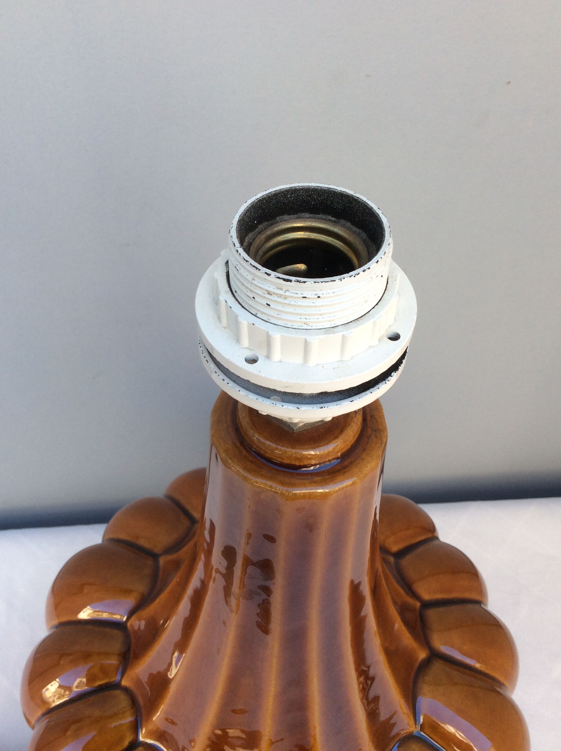 Ceramic lamp foot, 60s