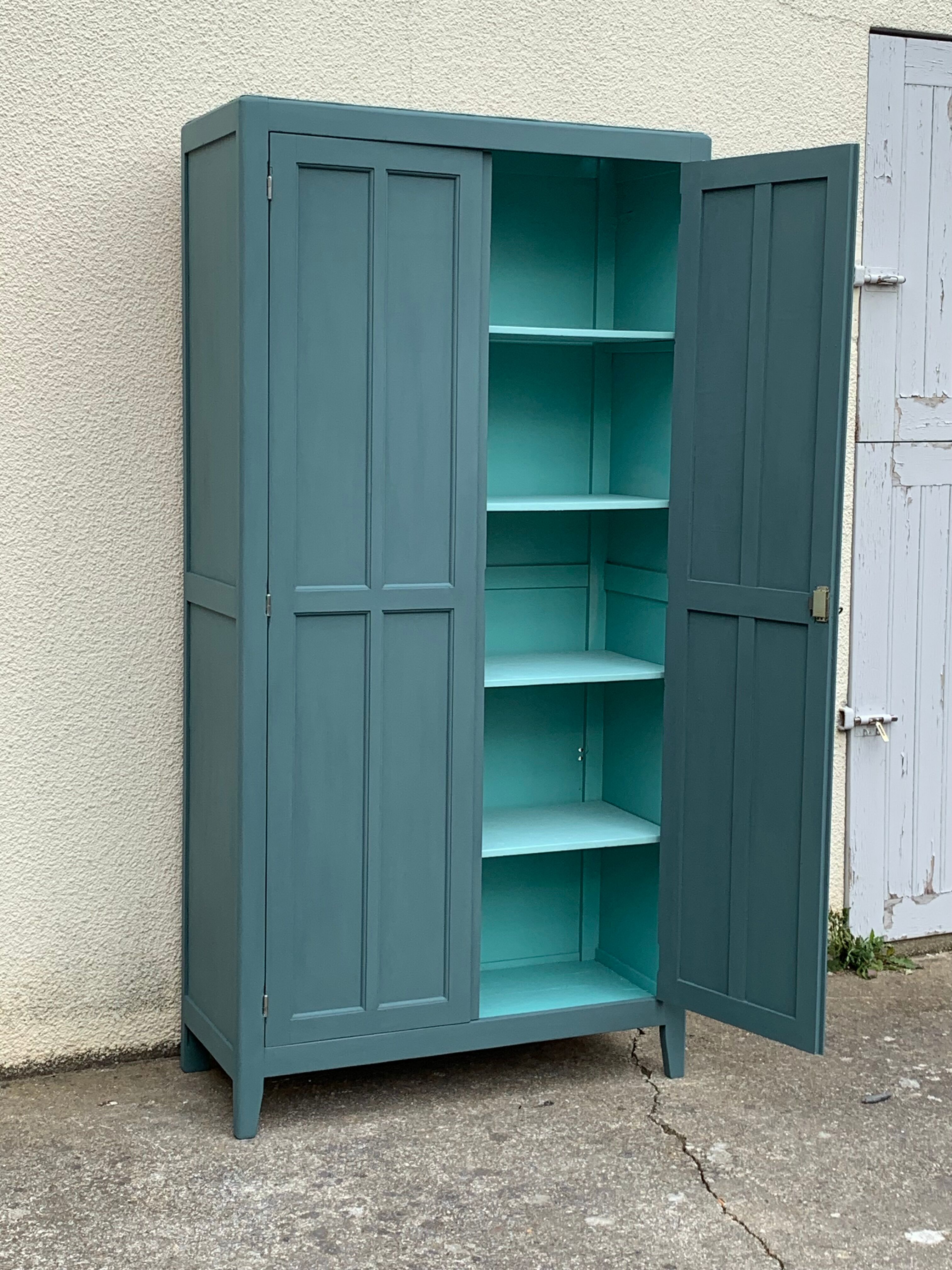 Parisian wardrobe art deco panel 1940