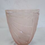 Schneider art deco ice vase
