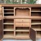 2-part Breton sideboard renovated in solid raw oak 200cm
