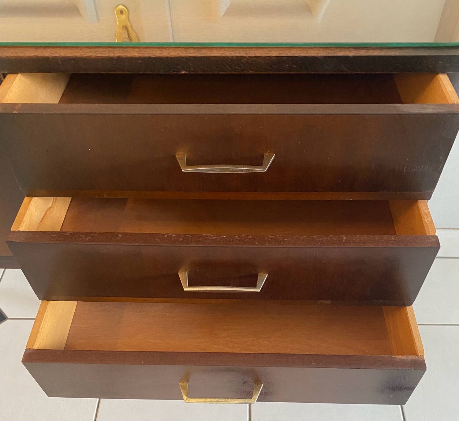 Vintage compass feet sideboard