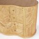 Rattan “leaf” chest of drawers