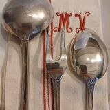 Antique flatware set for 51 place settings