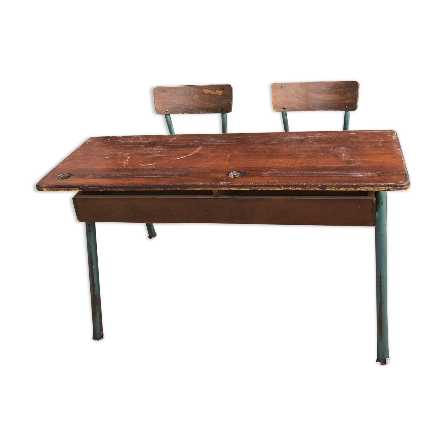 Vintage double desk